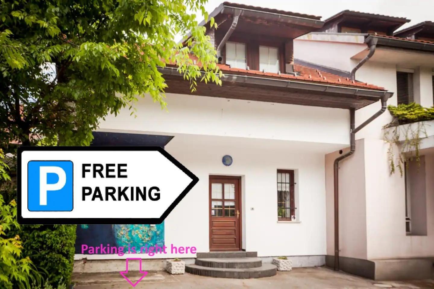 Avrora House Free Parking In Old Town Apartment Ljubljana Bagian luar foto